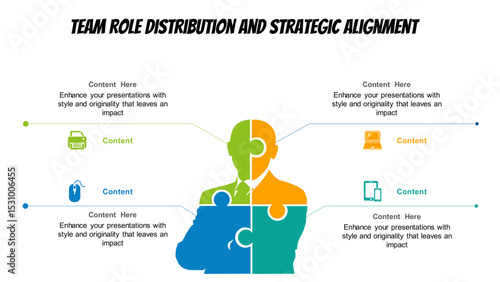 SVG_business_puzzle_infographic_teamwork_strategy_vector_slide. Fully editable vector SVG file compatible with PowerPoint, Illustrator, and most vector-based applications.