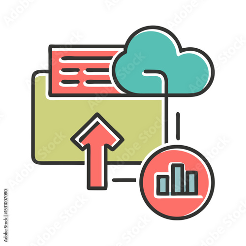 Catching Data Icon — Real-Time Capture and Information Collection Symbol