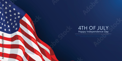 happy 4th of july usa independence day background design. creative vector illustration.