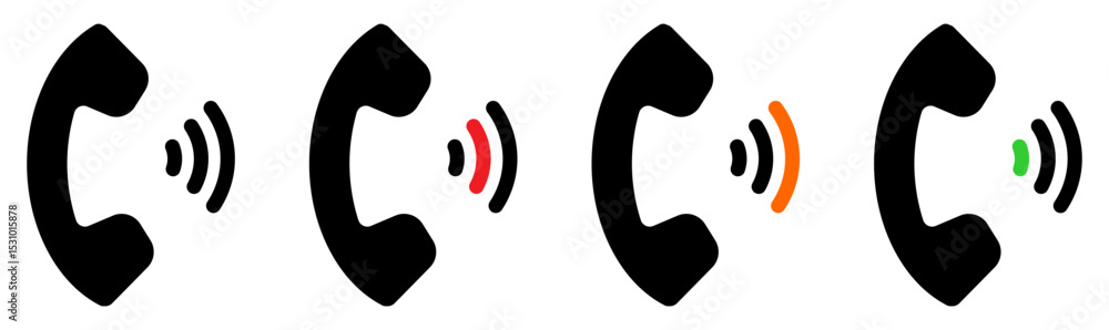 Obraz premium Phone volume silhouette.eps