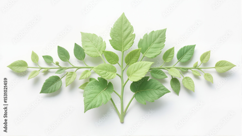 Fototapeta premium A plant with green leaves