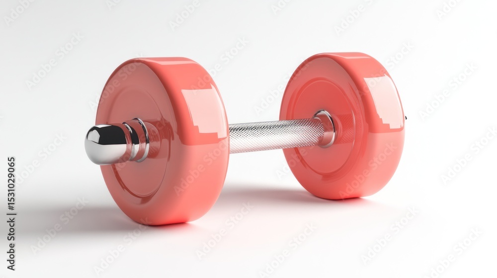 Obraz premium Coral dumbbell