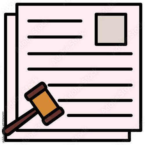 law and justice icon