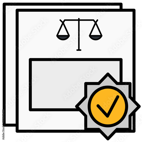 law and justice icon