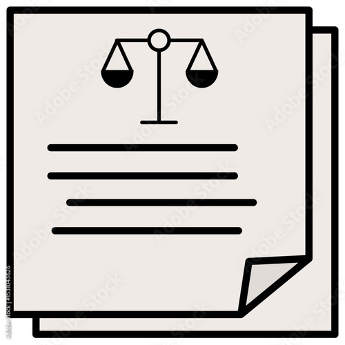 law and justice icon