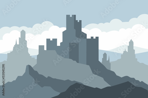 vector illustration of a city