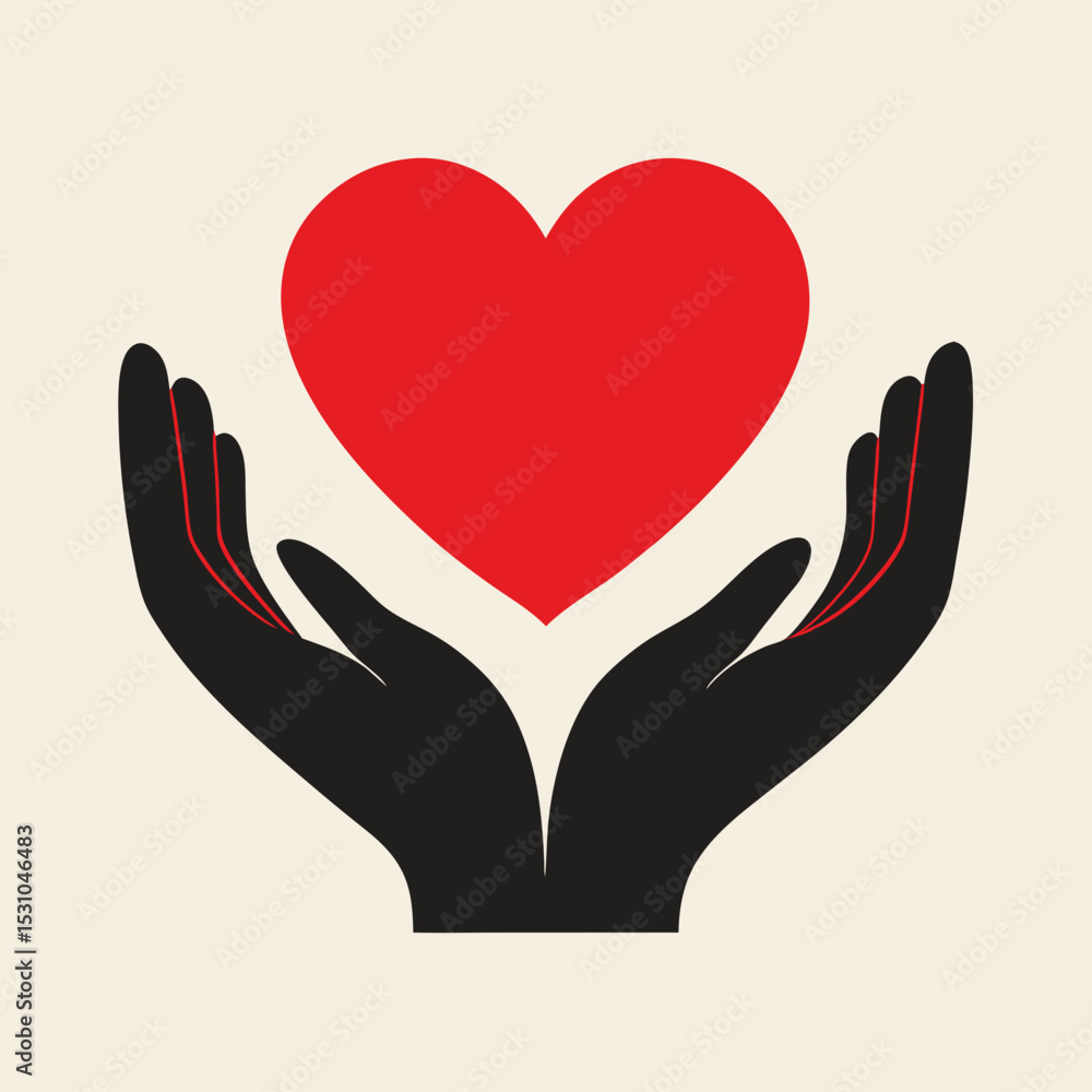 Obraz premium heart in hands