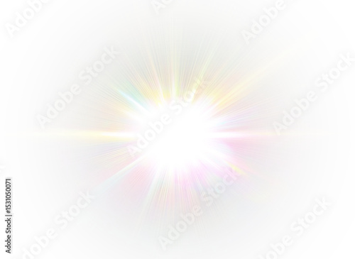 Overlay, sun, light, sunbeam, shine in a glowing solar effect. Transparent PNG perfect for Overlay designs, flare and sparkle elements, sunlight textures, and warm energy visuals. Premium PNG included