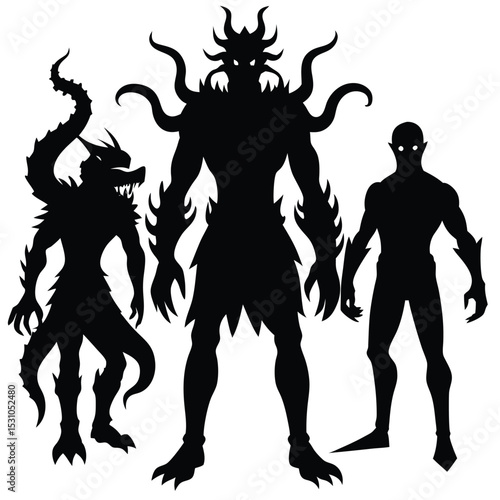 Classic Monsters Silhouette Collection
