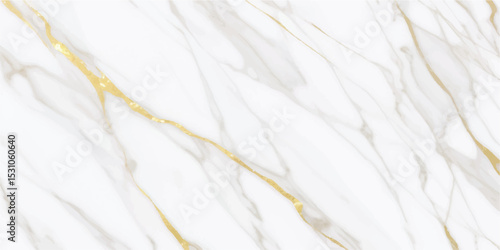 Elegant Marble Surface in White and Gold – High-Quality Background for Product Design, Fashion Editorials, and Interior Visualization
