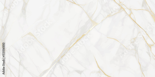 Elegant White and Gold Marble Texture Background – High-Resolution Luxury Stone Surface for Interior Design, Branding, and Artistic Visuals
