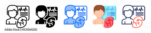 Heart Problem Icon Multiple Style