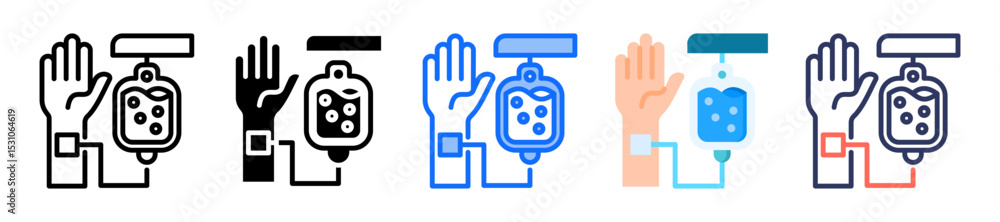 Obraz premium Infusion Icon Multiple Style