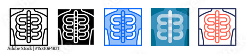 X-Ray Film Icon Multiple Style