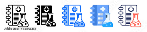 Medical Journal Icon Multiple Style