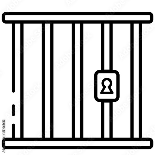 prison bars icon