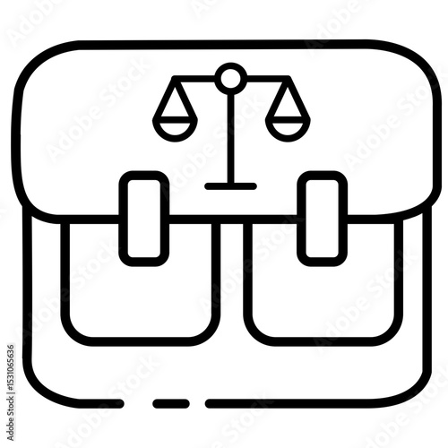 law and justice icon