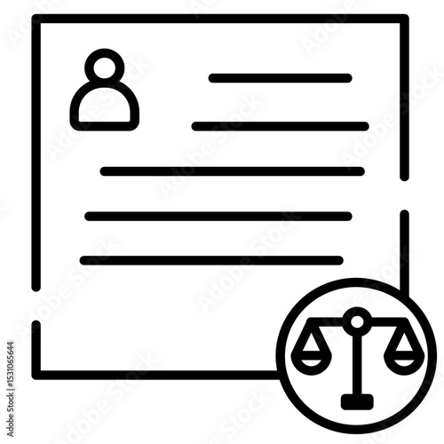 law and justice icon