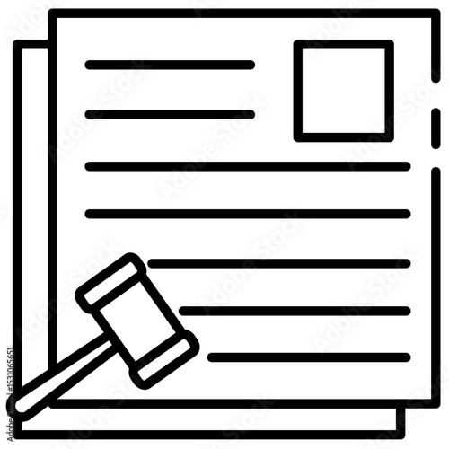 law and justice icon