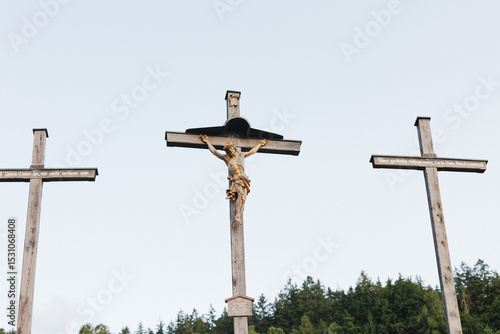 cross on the top of the hill