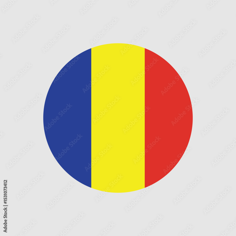 Fototapeta premium National Flag of Chad