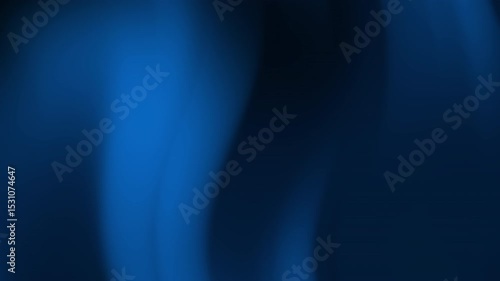 A dark blue abstract background with smooth, flowing gradient curves and soft lighting effects, abstract texture gradient motion background animation.