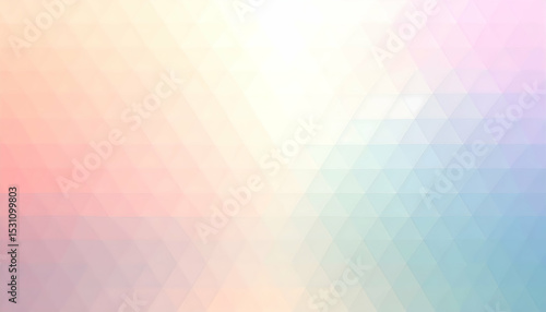 Wallpaper Mural Abstract Pastel Geometric Background with Triangles and Hexagons Torontodigital.ca