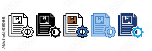 Product Documentation Icon Element For Design