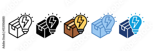 Product Innovation Icon Element For Design