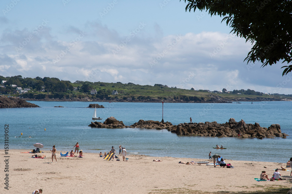Obraz premium Névez, Port Manec’h, Raguénez, Névez, 29, Finistère, France