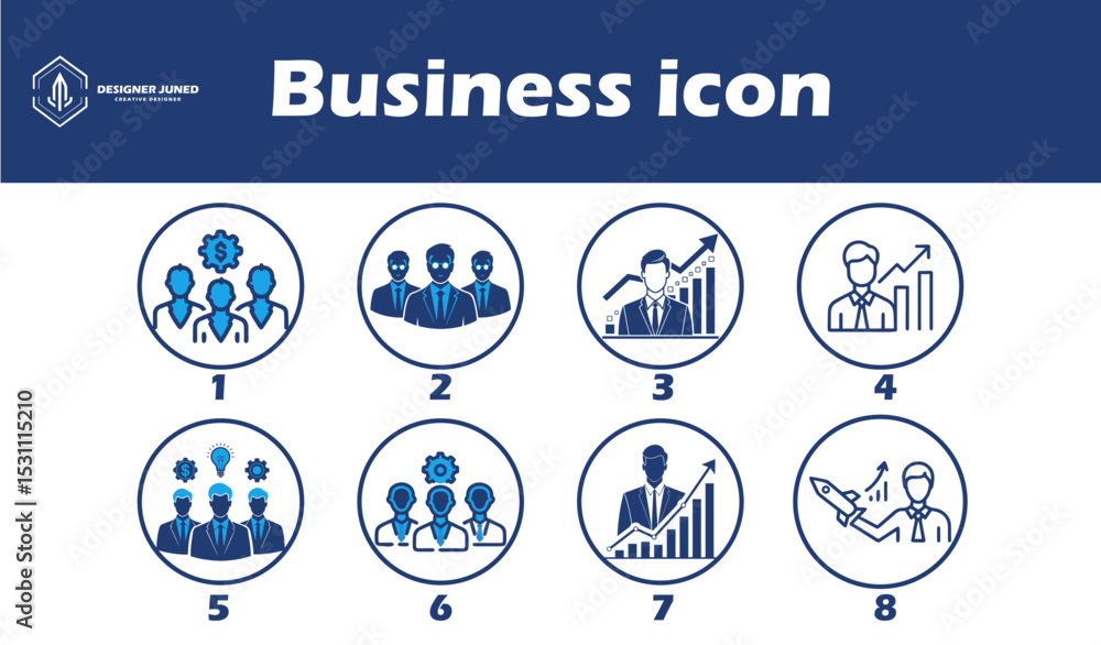 corporate and modern vector business icon design corporate and modern vector business icon design