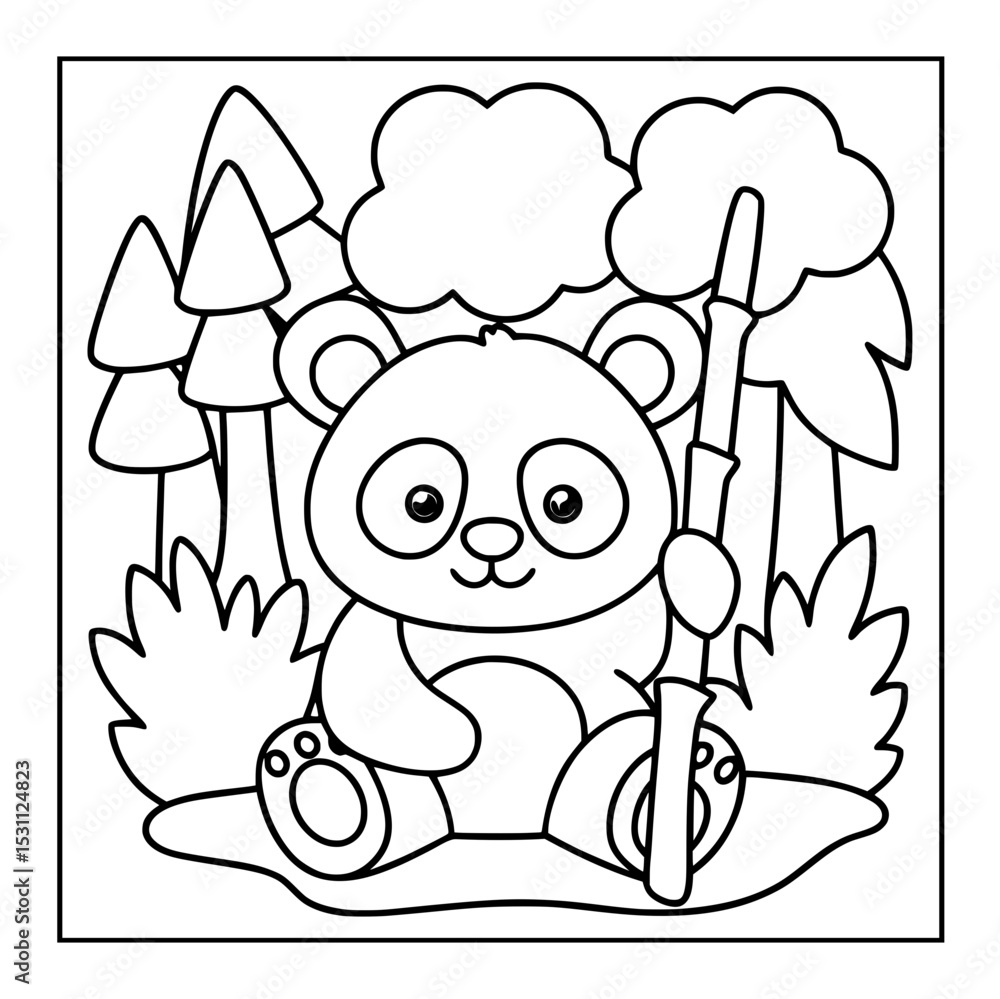 Naklejka premium black and white coloring pages
