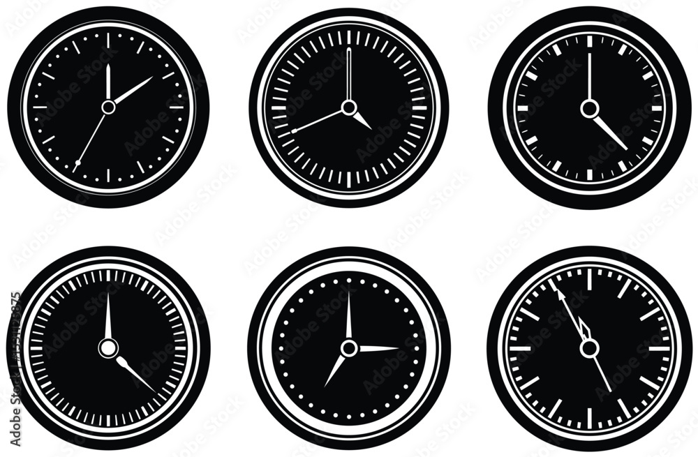 analog clock vector analog clock vector