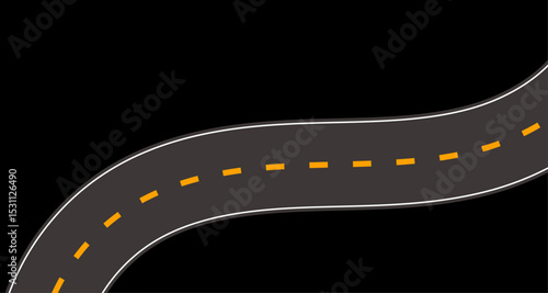sfondo, strada, curve, viaggio	
