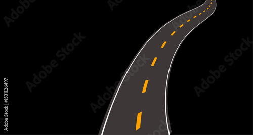 sfondo, strada, curve, viaggio	
