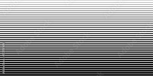 Thin line halftone gradient texture. Fading vertical stripe gradation background. Repeating wide pattern backdrop. Black parallel lines wallpaper for overlay, print, cover, banner, poster. Vector