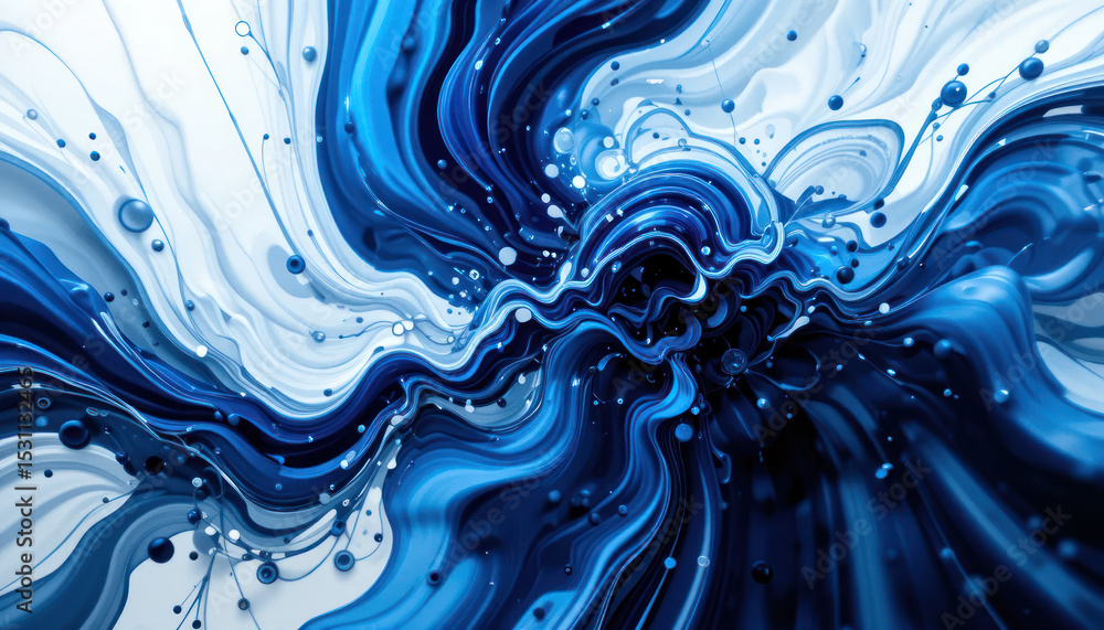 Abstract Blue and White Digital Design
Abstract Blue and White Digital Design