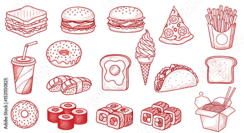 Exploring the World of Delicious Indulgence A Visual Feast of Favorite Foods