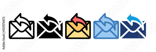Reply Message Icon Element For Design
