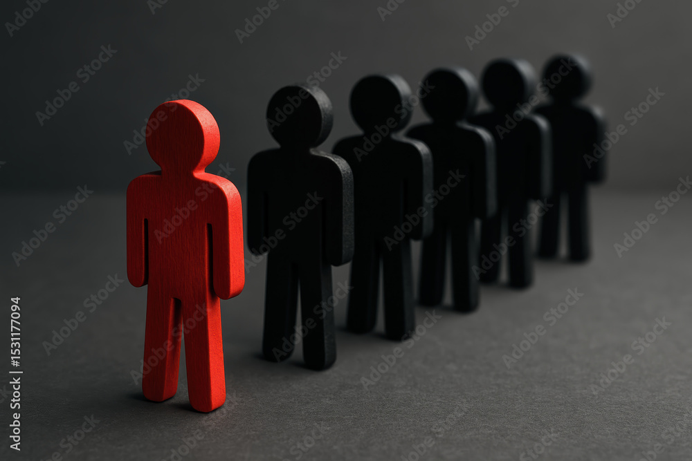 Leadership and influence emerge as a standout figure leads a unified group highlighting concepts authority and teamwork Leadership and influence emerge as a standout figure leads a unified group highlighting concepts authority and teamwork