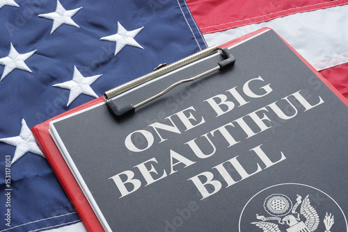 One Big Beautiful Bill Act is shown using the text and US flag
