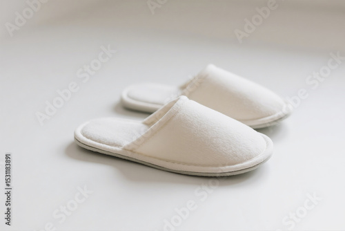 Scandinavian Indoor Slippers Flatlay