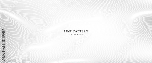 Premium background design with diagonal line pattern in grey colour. Vector white horizontal template for business banner, formal invitation backdrop, luxury voucher,