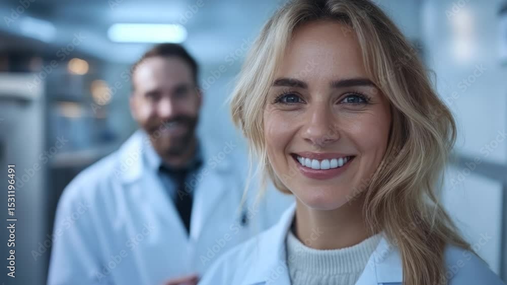 Smiling professional woman doctor and patient team working in the office Smiling professional woman doctor and patient team working in the office