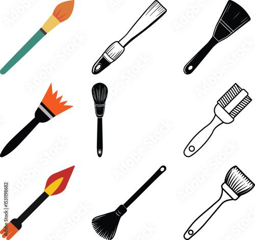 Paint Brushes Collection 