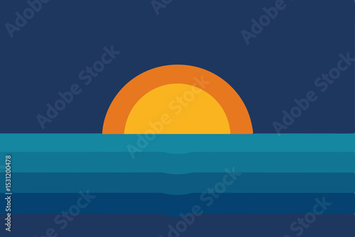 sunset over the ocean