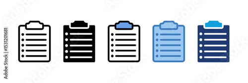 Clipboard Icon Element For Design
