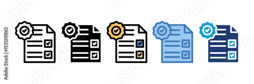 Completion Icon Element For Design
