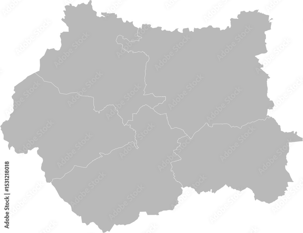 West Yorkshire, United Kingdom – administrative vector map with borough boundaries (Web Mercator projection, PPT-compatible & fully editable) West Yorkshire, United Kingdom – administrative vector map with borough boundaries (Web Mercator projection, PPT-compatible & fully editable)