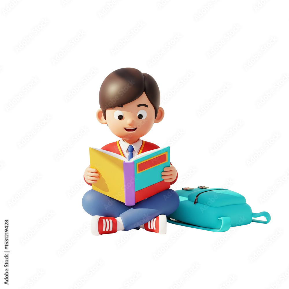 boy reading a book boy reading a book
